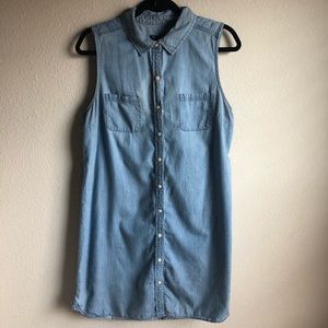 Gap Sleeveless Denim Dress